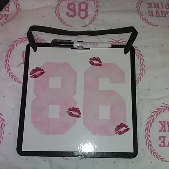 SOLD!! PINK VS DRY ERASE BOARD - Picture 2 of 2